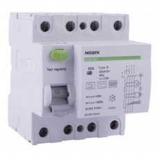Диференційний вимикач (ПЗВ), Icn=10kA, 3P+N, In=40A, IΔn=100mA, тип B, Ex9LB63 3P+N 40A 100mA