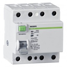 Диференційний вимикач (ПЗВ), Icn=10kA, 4 полюса, In=63A, IΔn=300mA, typ S+A, Ex9CL-100 4P 63A A 300m