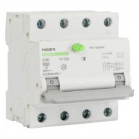 Дифавтомат, Icn=6kA, 3+N поюси, хар-ка C, In=13A, IΔn=30mA, тип A, Ex9NL-N 3P+N C13 A 30mA EU