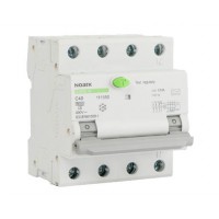 Дифавтомат, Icn=6kA, 3+N поюси, хар-ка C, In=25A, IΔn=30mA, тип A, Ex9NL-N 3P+N C25 A 30mA EU