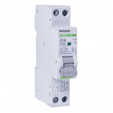 Дифавтомат, 1 модуль Icn=6kA, 1P+N, хар-ка C, In=16A, IΔn=30mA, тип AC, Ex9NLE EL 1PN C16 30mA