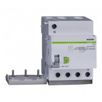 Диференційний модуль Ex9B, 3+N полюси, In=40A, IΔn=30mA, Ex9LE 30mA 3PN 40A