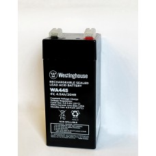 Батарея акумуляторна свинцево-кислотна Westinghouse 4V, 4.5Ah, terminal T1, 1шт
