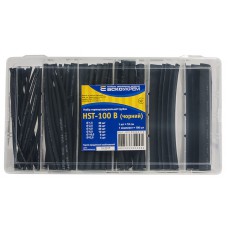 Набір термоусаджувальних трубок HST-100B (чорні)