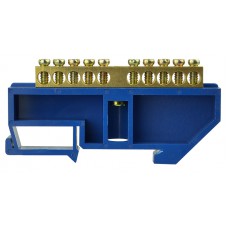 Нульова шина з ізолятором на Din-рейку ВС - 4А 10