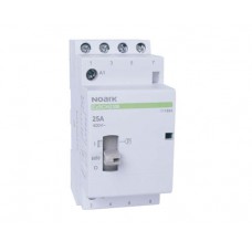 Модульний контактор з РК, 25A , 220-240V AC, 4 NO контакти, Ex9CH25M 40 230V EU
