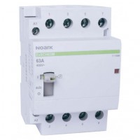 Модульний контактор з РК, 63A , 220-240V AC, 4 NO контакти, Ex9CH63M 40 230V EU