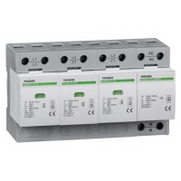 ПЗІП, клас 1+2 (B+C), Iimp=25 kA, Uc=280 VAC, 3+Npole, із додатковим контактом, Ex9UE1+2 25R 3PN 280