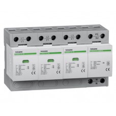 ПЗІП, клас 1+2 (B+C), Iimp=25 kA, Uc=280 VAC, 3+Npole, із додатковим контактом, Ex9UE1+2 25R 3PN 280