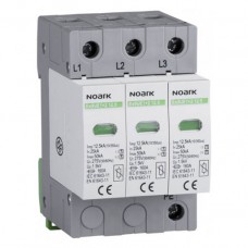 ПЗІП, клас 1+2 (B+C), Iimp=12,5 kA, Uc=275 VAC, 3 полюси, із додатковим контактом, Ex9UE1+2 12.5R  3