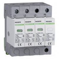 ПЗІП, клас 1+2 (B+C), Iimp=12,5 kA, Uc=275 VAC, 3+N полюси, із додатковим контактом, Ex9UE1+2 12.5R