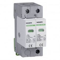 ПЗІП, клас 2 (C), In=20 kA, Uc=275 VAC, 1+N полюс, із додатковим контактом, Ex9UE2 20R 1PN 275