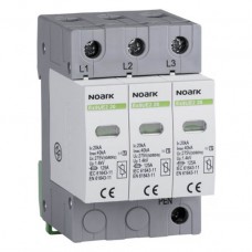 ПЗІП, клас 2 (C), In=20 kA, Uc=320 VAC, 3 полюси, із додатковим контактом, Ex9UE2 20R 3P 320