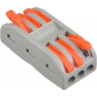 Клема з’єднувальна універсальна PCT-2-3 (помаранчева)