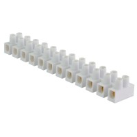 Клемна колодка "тип Н" 10 мм2 / 10А біла
