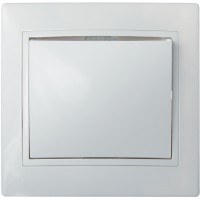 Вимикач. 1-кл. BBсб10-1-0-Fl-W (білий)