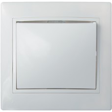 Вимикач. 1-кл. BBсб10-1-0-Fl-W (білий)