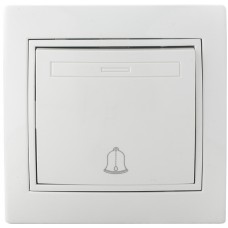 Вимикач дзвінковий ВВдсб10-FL-W (білий)