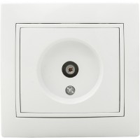 Розетка TV РВtvсб-1-Fl-W (біла)