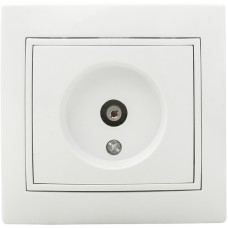 Розетка TV РВtvсб-1-Fl-W (біла)