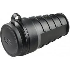 Розетка каучукова з захисною кришкою 2Р+PE 16А IP44