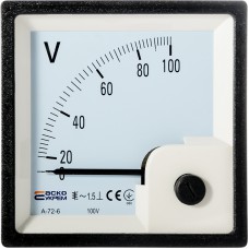 AС Вольтметр 100В 72х72 ( A-72-6)