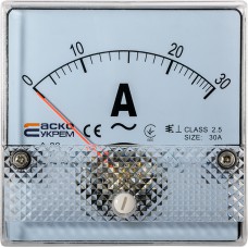 AС Амперметр прямого включення; 30А; 80х80; модель А-80