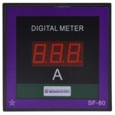 AС амперметр цифровий 30А 80х80 модель ЦА-8 LB