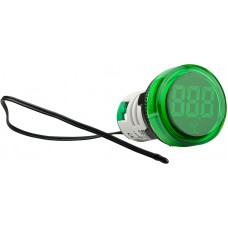 Круглий цифровий вимірювач температури ED16-22WD -25°С - 150°С (зелений)