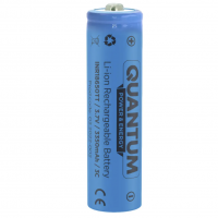 Акумулятор літій-іонний Quantum Li-ion INR18650, 3350 (3000) mAh, 3С з клемним виступом, 1шт/уп