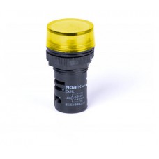 Індикатор, плоска лінза, жовта, 6V AC/DC, Ex9IL 1R y 6V AC/DC