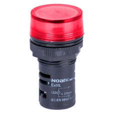 Індикатор, плоска лінза, червона, 230V AC, Ex9IL 1C r 230V AC