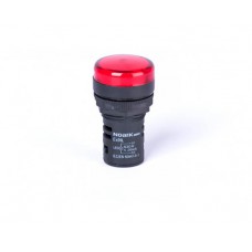 Індикатор, виступаюча лінза, червона, 12V AC/DC, Ex9IL 2R r 12V AC/DC