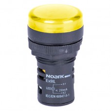 Індикатор, виступаюча лінза, жовта, 24V AC/DC, Ex9IL 2R y 24V AC/DC