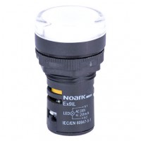 Індикатор, виступаюча лінза, біла, 230V AC, Ex9IL 2C w 230V AC