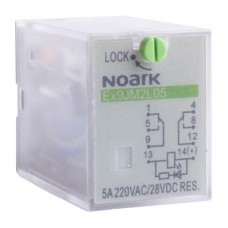 Реле електромеханічне 5 A, 220 V AC, 2 контакти, Ex9JM2L05 230VAC