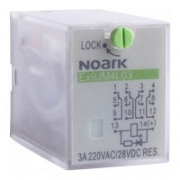 Реле електромеханічне 3 A, 13 V DC, 4 контакти, Ex9JM4L03 110VDC