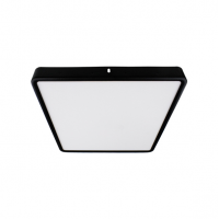 Світильник накладний квадрат чорний 18w 5000k