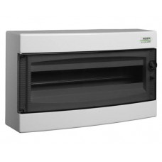 Модульний щиток, прозорі дверцята, настінного монтажу, IP40, 1 ряд, 18 модулів, PNS 18T