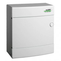 Модульний щиток, білі дверцята, настінного монтажу, IP40, 1 ряд, 8 модулі, PNS 8W