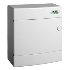 Модульний щиток, білі дверцята, настінного монтажу, IP40, 1 ряд, 8 модулі, PNS 8W