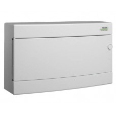 Модульний щиток, білі дверцята, настінного монтажу, IP40, 1 ряд, 18 модулі, PNS 18W