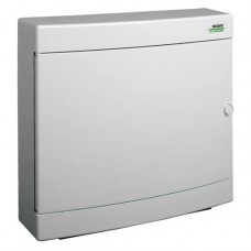 Модульний щиток, білі дверцята, настінного монтажу, IP40, 2 ряда, 2x18 модулі, PNS 2x18W