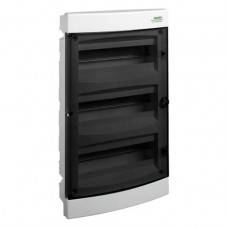 Модульний щиток, прозорі дверцята, вбудованого монтажа, IP40, 4 ряда, 4x12 модулі, PNF 48T