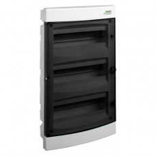 Модульний щиток, прозорі дверцята, вбудованого монтажа, IP40, 3 ряда, 3x18 модулі, PNF 3x18T