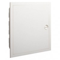 Модульний щиток, білі дверцята, вбудованого монтажа, IP40, 2 ряда, 2x12 модулі, PXF 24W