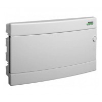 Модульний щиток, білі дверцята, для пустотних стін, вбудованого монтажа, IP40, 1 ряд, 18 модулі, PNF