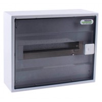 Модульний щиток, накладний монтаж, прозорі дверцята, IP40, 12 модулів, PNS-SD 12T