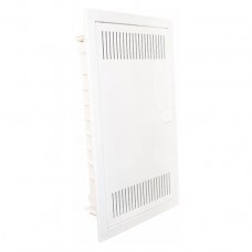 Електромонтажний ящик для мультимедіа, 12 модулів, прозорі дверцята, 1 ряд, PMF-MM 12 PT