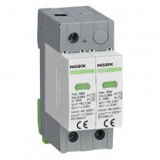 DC ПЗІП Ex9UEP з дод. контактом, Class 1+2, In=6,25kA, Class 1+2, In=6,25kA, 750 V DC, 2мод. , Ex9UE